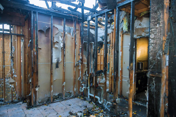 Professional Fire Damage Removal technician working in Woodfield, SC